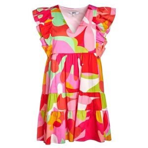 Crosby by Mollie Burch Holden Dress Night in Miami Print Large
